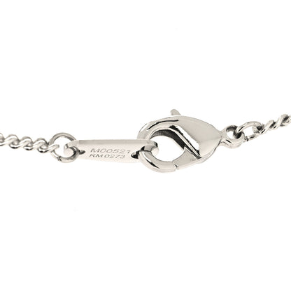 Louis Vuitton Metal LV Instinct Necklace Silver Gold 4 of 6