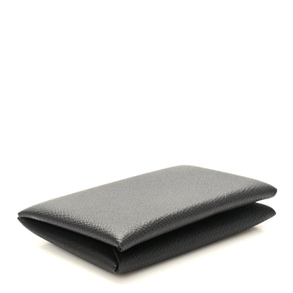 Hermes Epsom Calvi Card Case Black 4 of 10