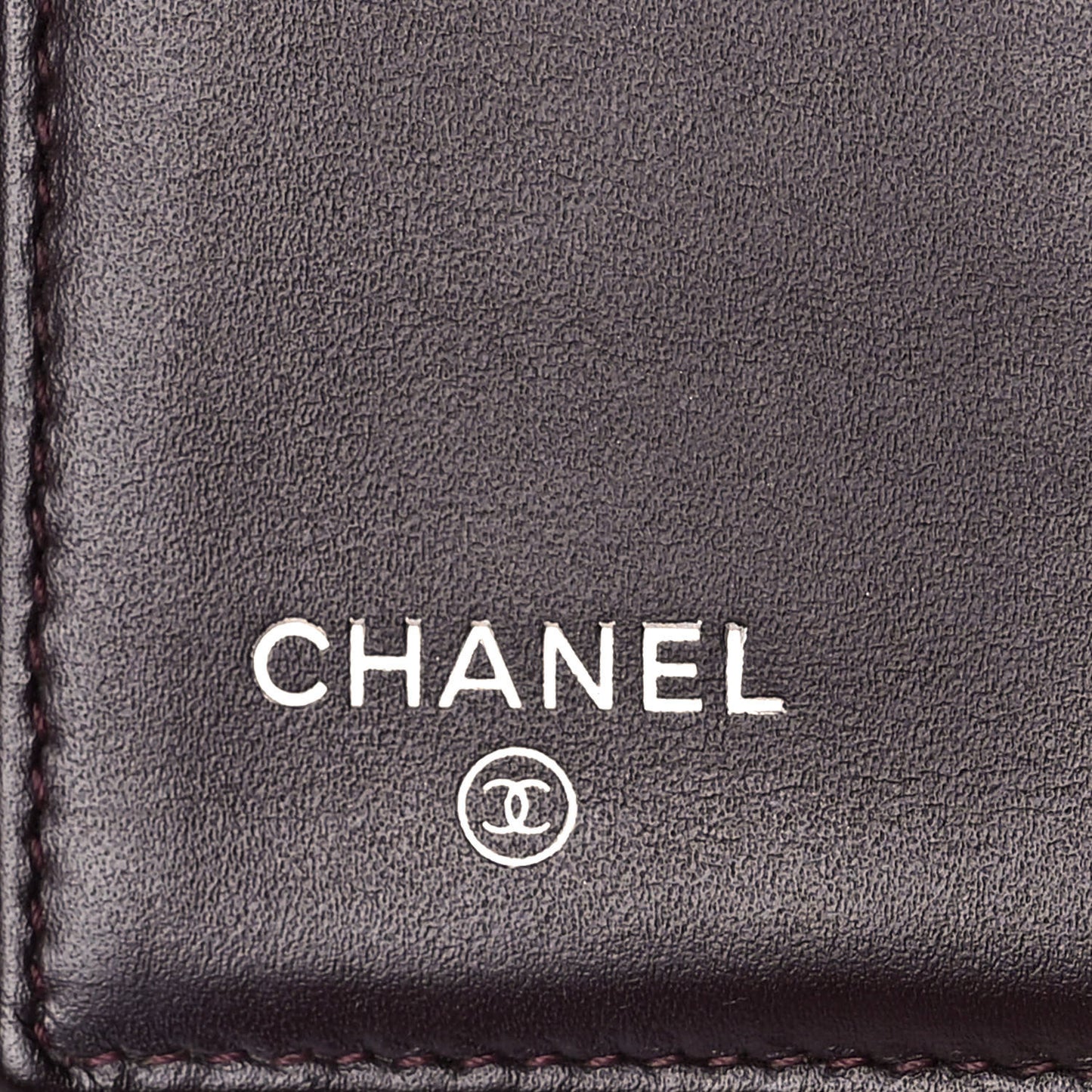 Caviar Quilted Long Flap Wallet Black