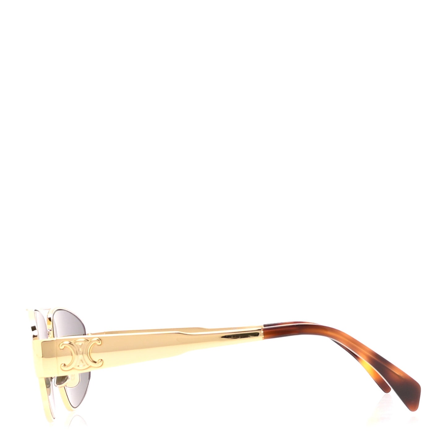 Metal Triomphe 03 Sunglasses CL40281U Gold Green