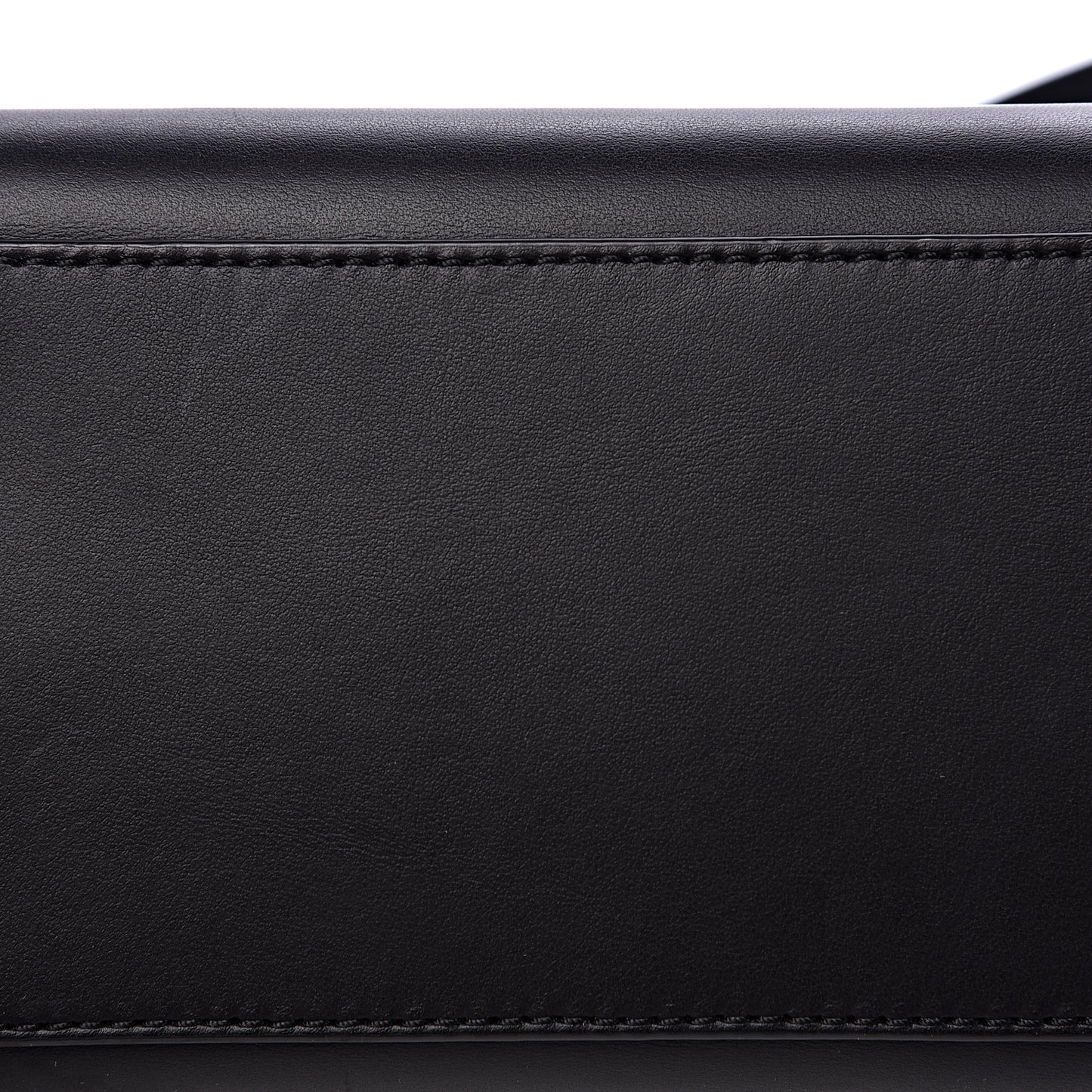 Smooth Calfskin Attica Chain Satchel Black