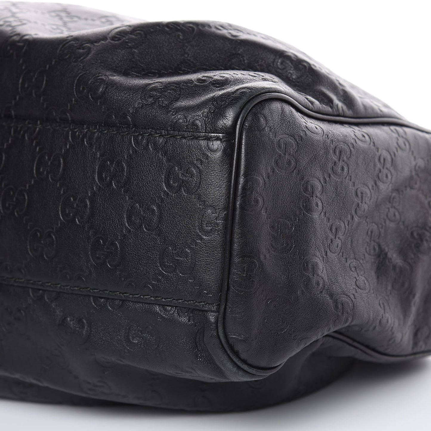 Guccissima Medium Sukey Tote Black