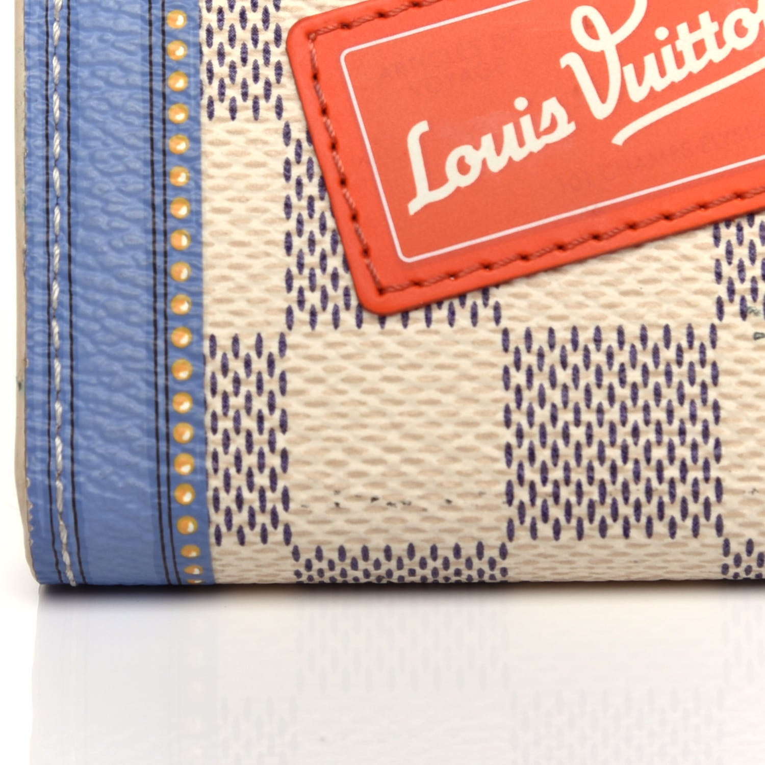 Louis Vuitton Damier Azur Summer Trunks Sarah Wallet NM 11 of 13