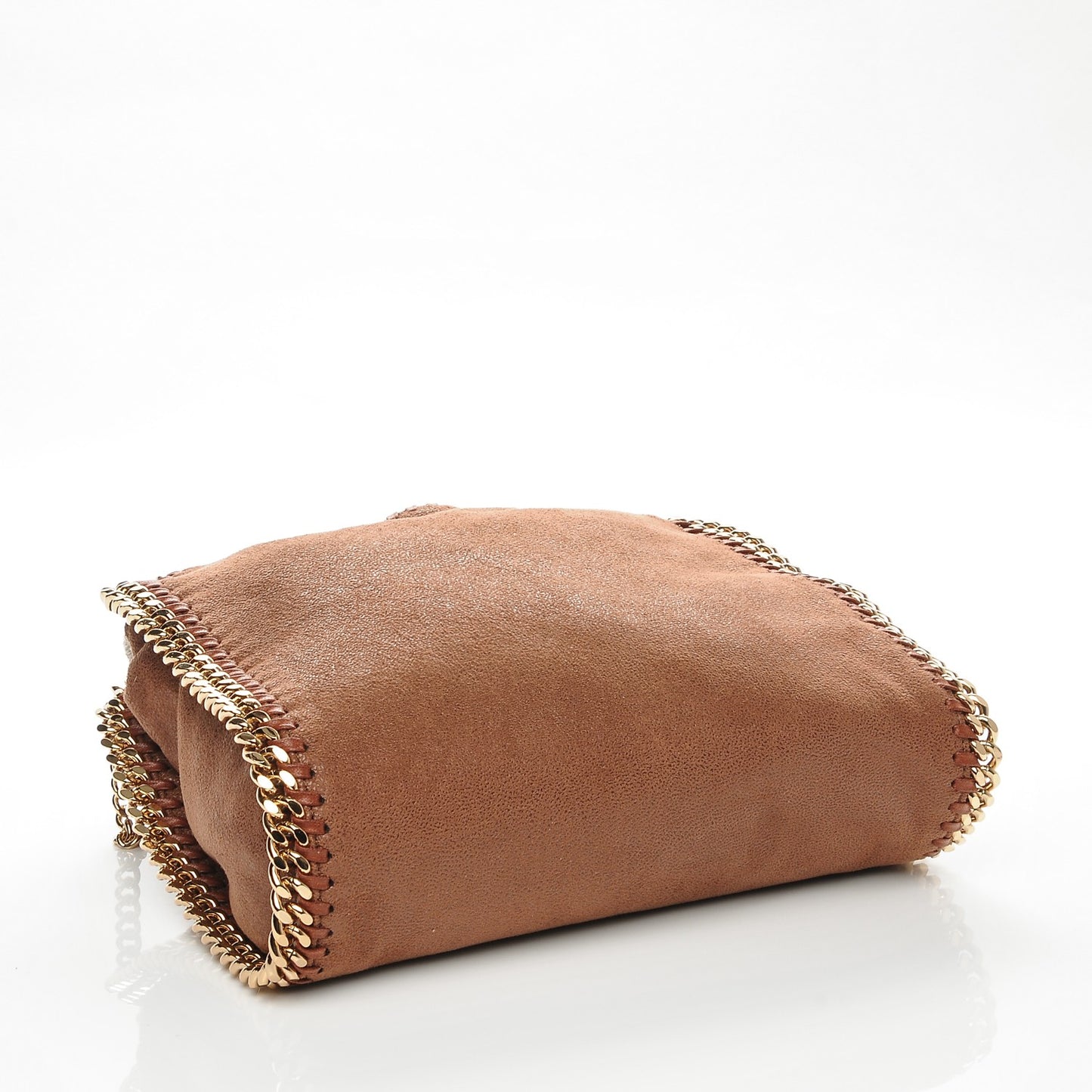 Shaggy Deer Mini Falabella Fold Over Tote Maple