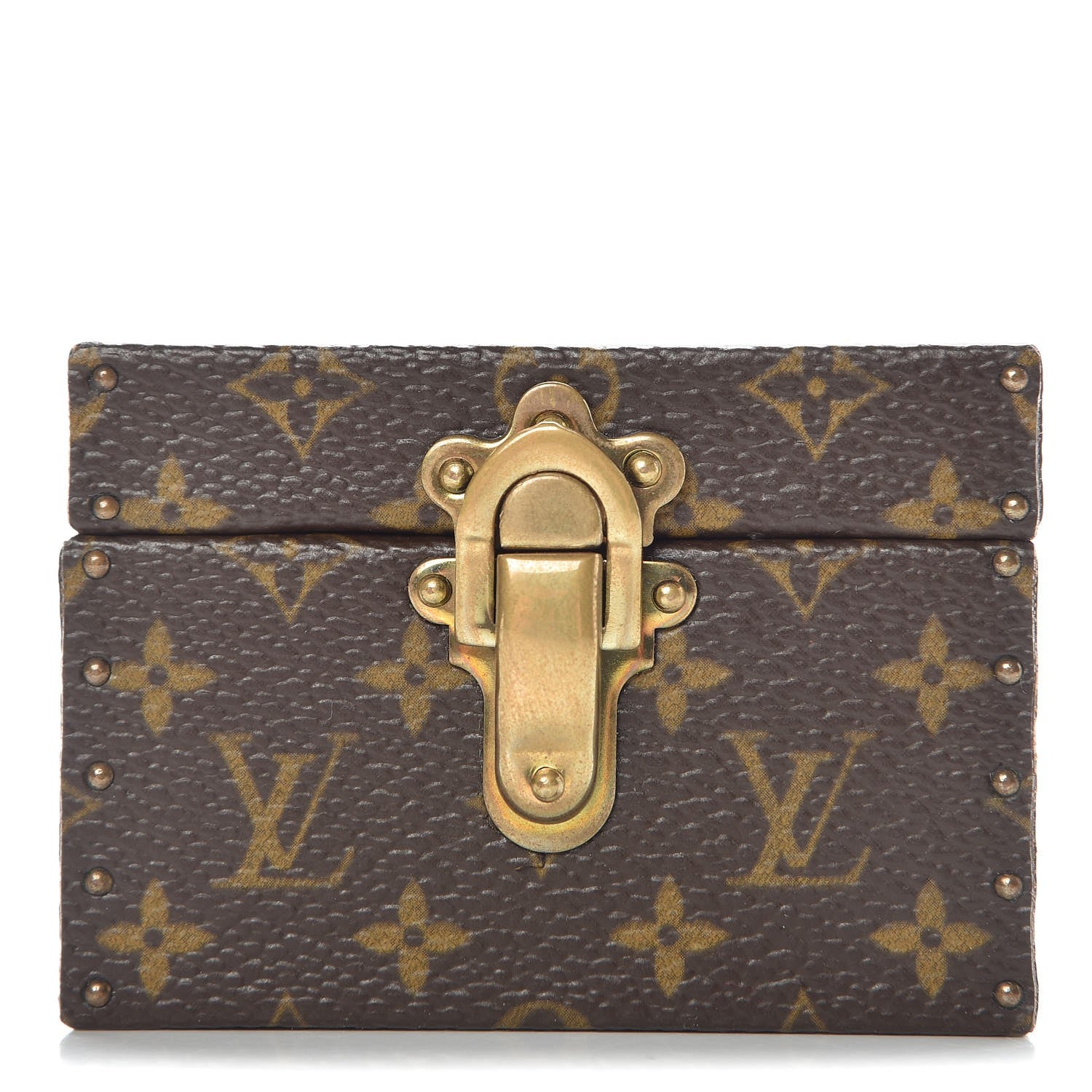 Louis Vuitton Monogram Ring Box Mini Trunk Case 1 of 7
