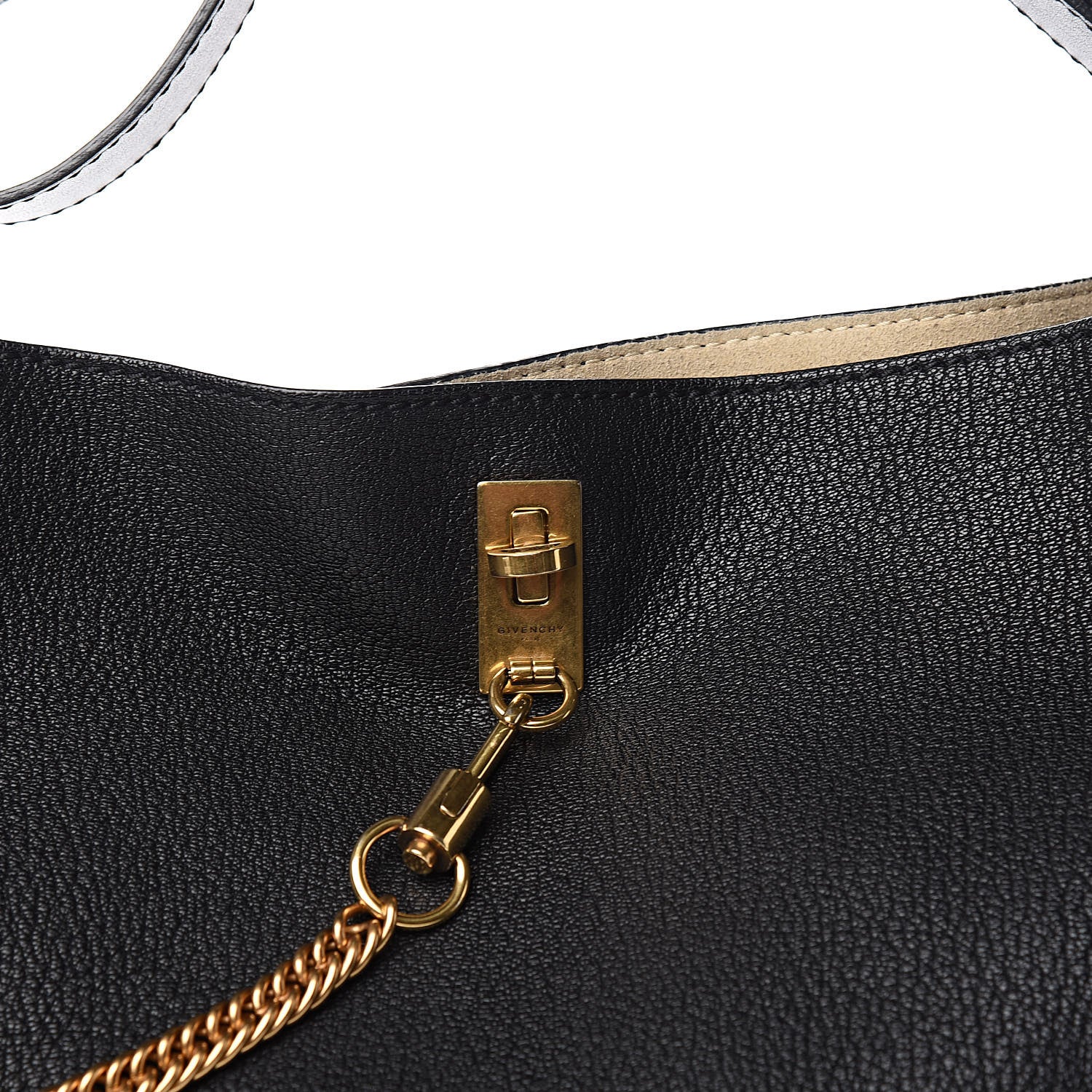 Givenchy Grained Calfskin GV Bucket Bag Black 10 of 10