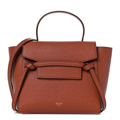 Celine Grained Calfskin Nano Belt Bag Caramel 1 of 12