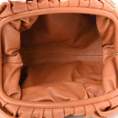Bottega Veneta Smooth Butter Calf The Pouch Oversized Clutch Clay 5 of 7