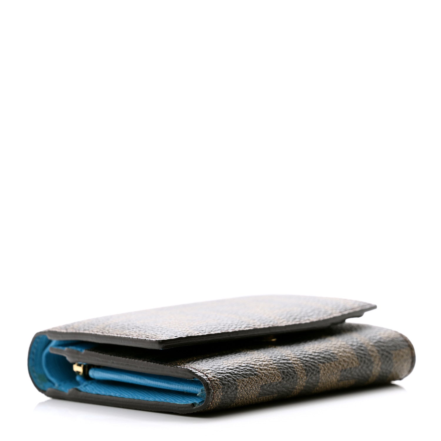 Fendi Vitello Elite Zucca Compact Wallet Tobacco 4 of 12