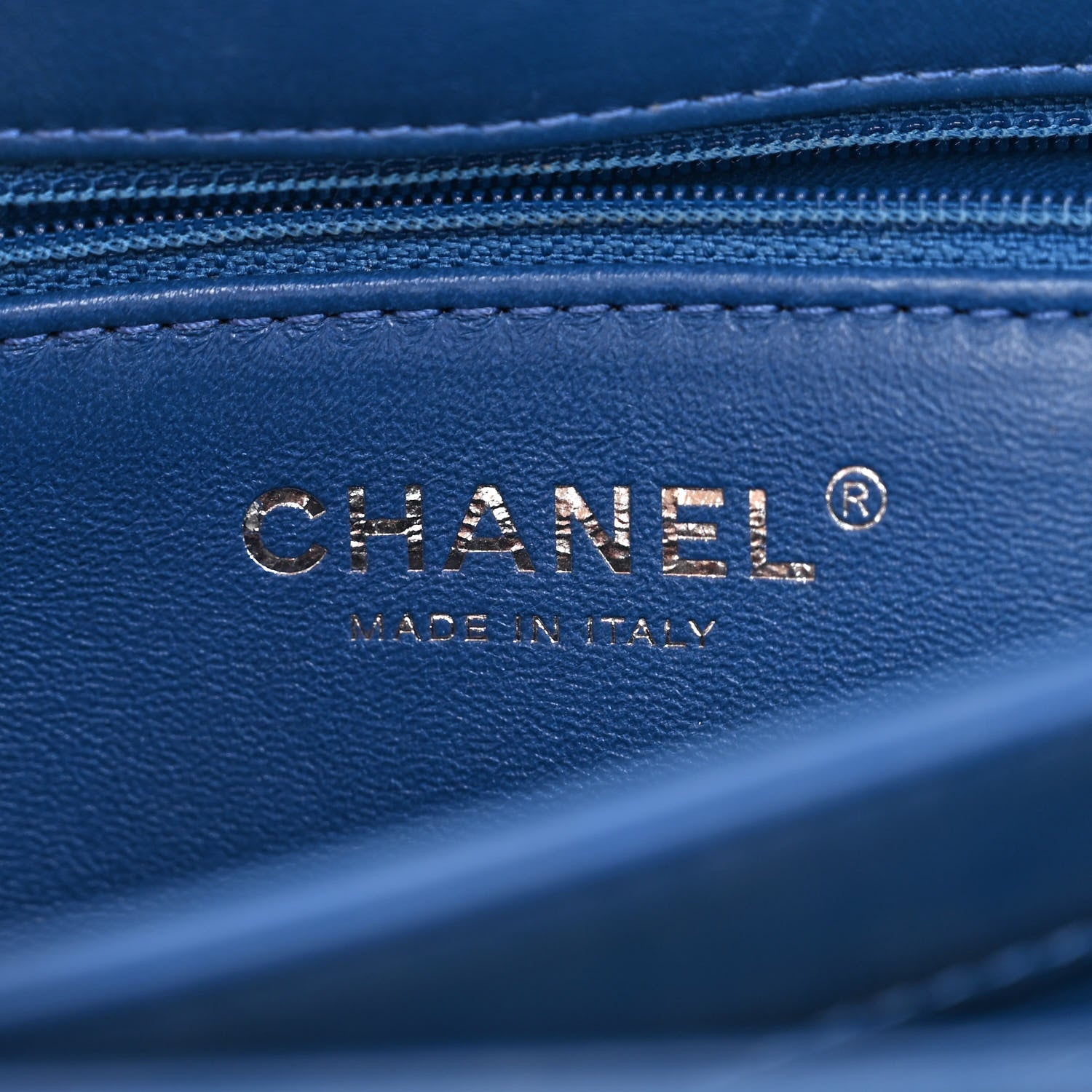 Chanel Calfskin Small Trendy CC Dual Handle Flap Bag Blue 6 of 21