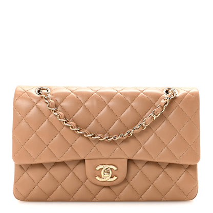 Chanel Lambskin Quilted Medium Double Flap Brown 1 of 10