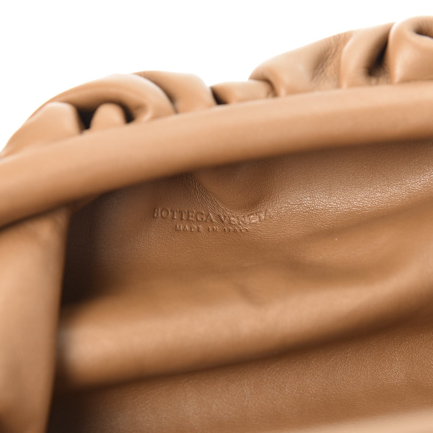 Butter Calfskin The Mini Pouch Camel