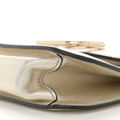 Valentino Garavani Metallic Calfskin Small VSling Shoulder Bag Gold 9 of 14