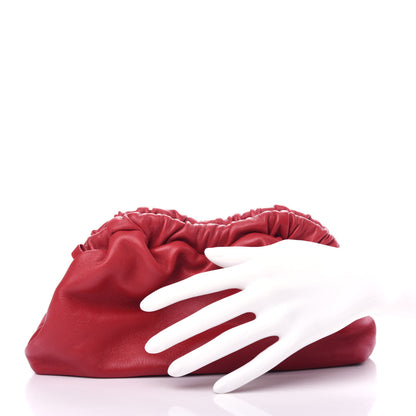 Mansur Gavriel Lambskin Mini Cloud Clutch Flamma 3 of 9