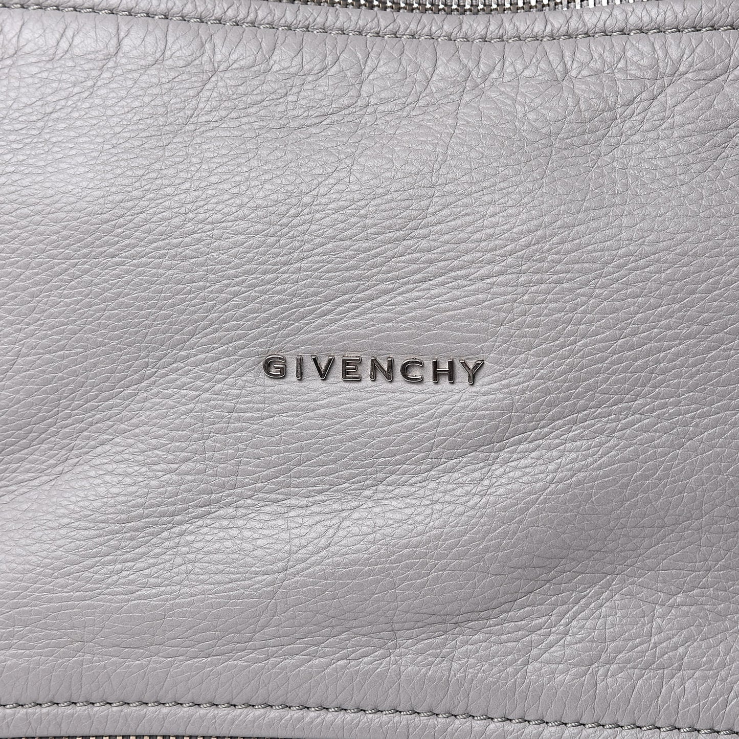 Calfskin Medium Bolt Stud Pandora Pearl Grey