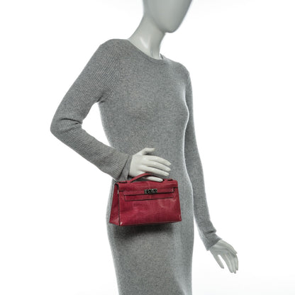 Hermes Lizard Kelly Pochette Clutch 2 of 20