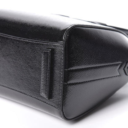 Givenchy Textured Patent Calfskin Mini Antigona Black 7 of 10