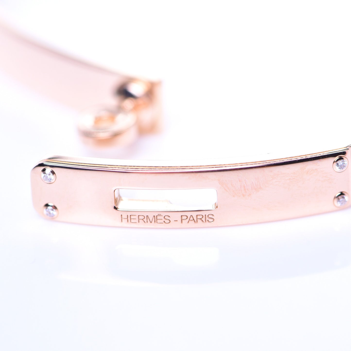 18K Rose Gold Diamond PM Kelly Bracelet SH