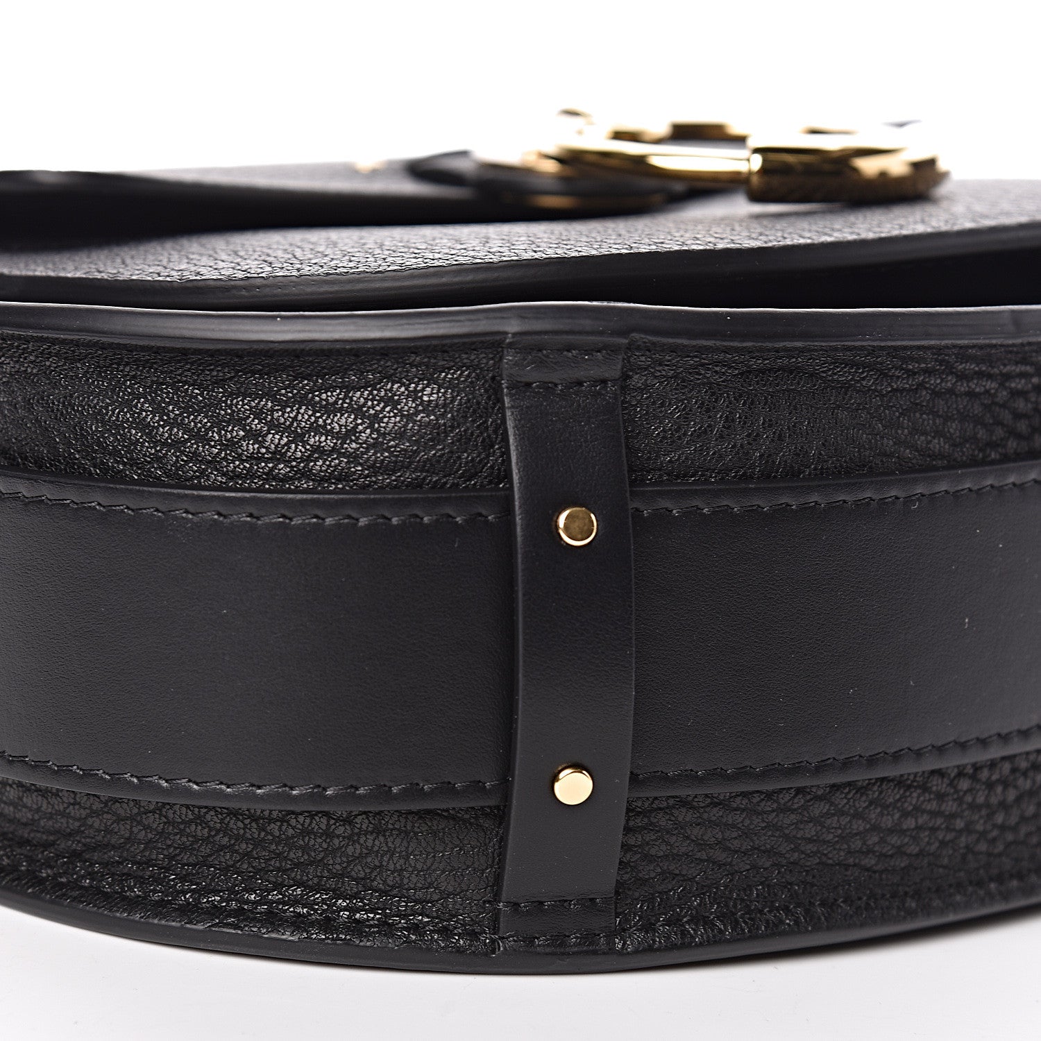 Chloe Grained Calfskin Large Tess Bag Black 8 of 10