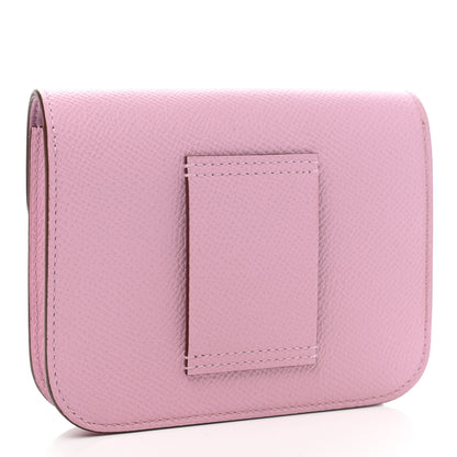 Hermes Epsom Constance Slim Wallet Mauve Sylvestre 4 of 10