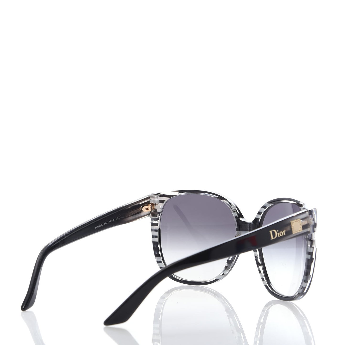 Acetate Diorline Sunglasses Black
