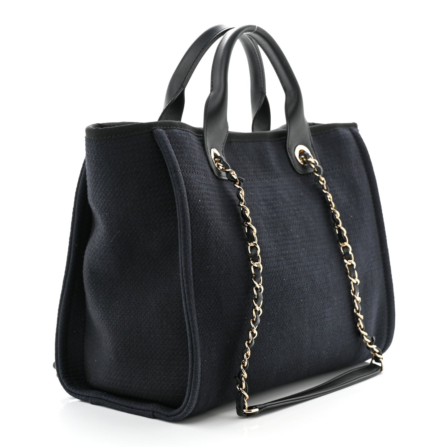 Mixed Fibers Small Deauville Tote Black