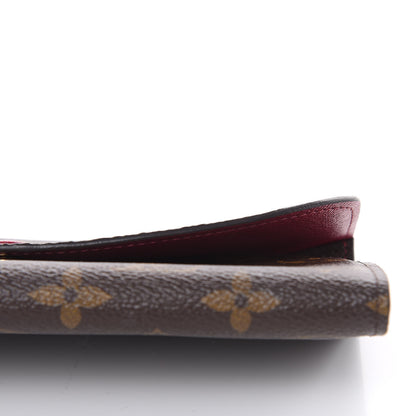 Louis Vuitton Monogram Emilie Wallet Fuchsia 7 of 9