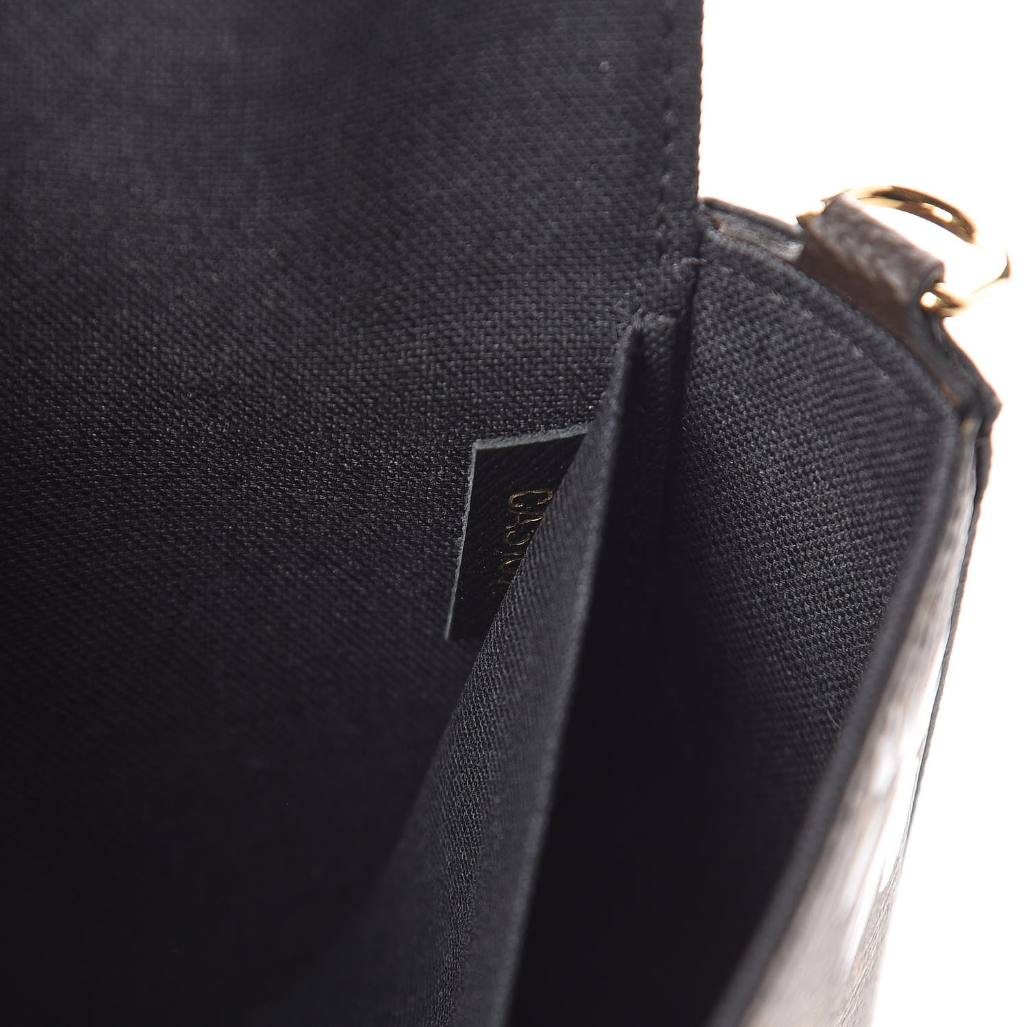 Louis Vuitton Monogram Blossom Pochette Felicie Chain Wallet Black 8 of 13