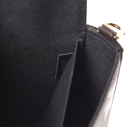 Louis Vuitton Monogram Blossom Pochette Felicie Chain Wallet Black 8 of 13