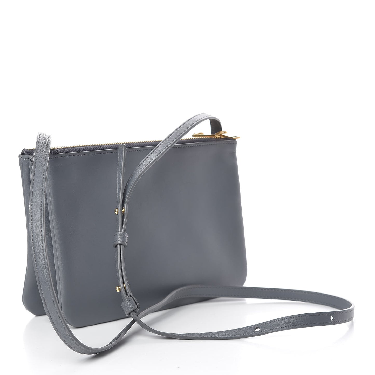 Lambskin Small Trio Crossbody Bag Storm