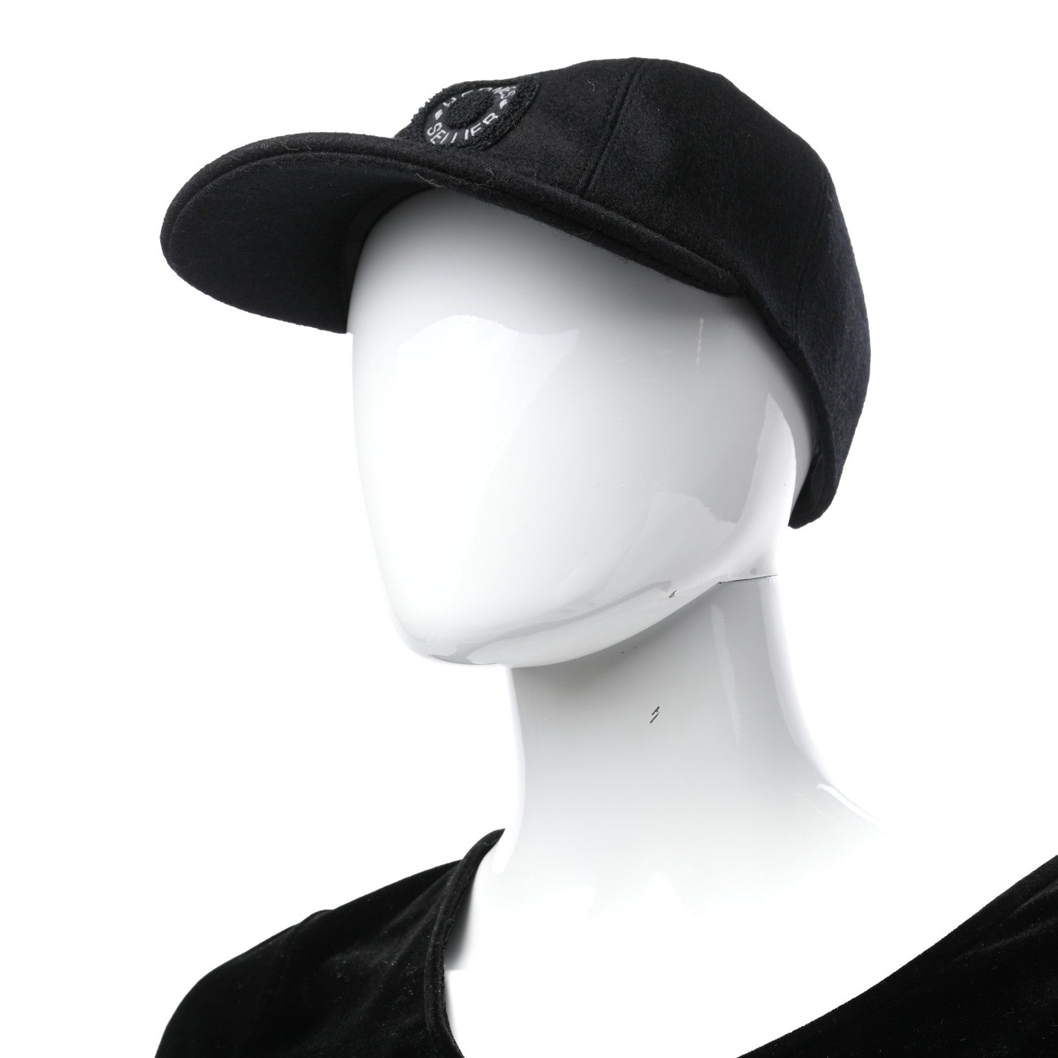 Hermes Wool Davis Varsity Hat 57 Black 2 of 8