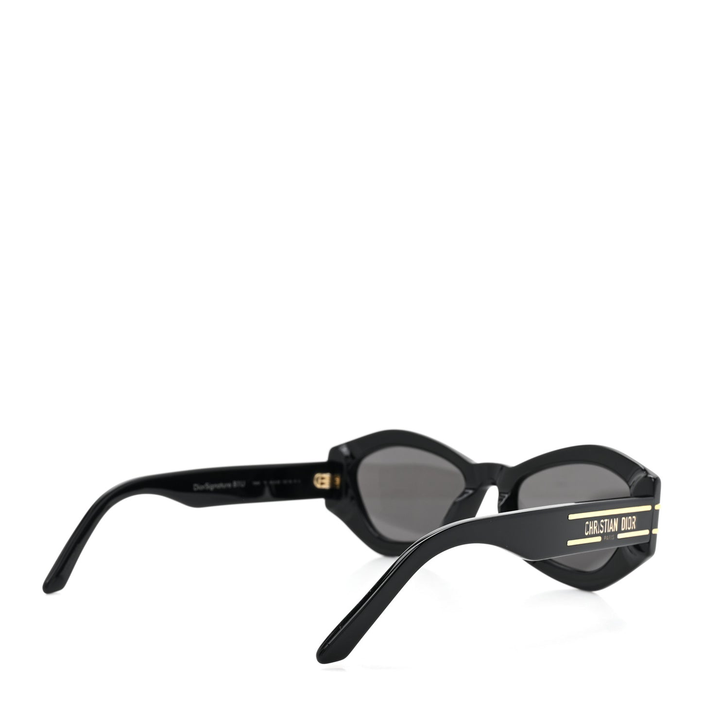 Acetate DiorSignature B1U Butterfly Sunglasses Black