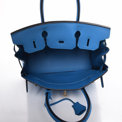 Hermes Togo Birkin 30 Bleu Zanzibar 7 of 27