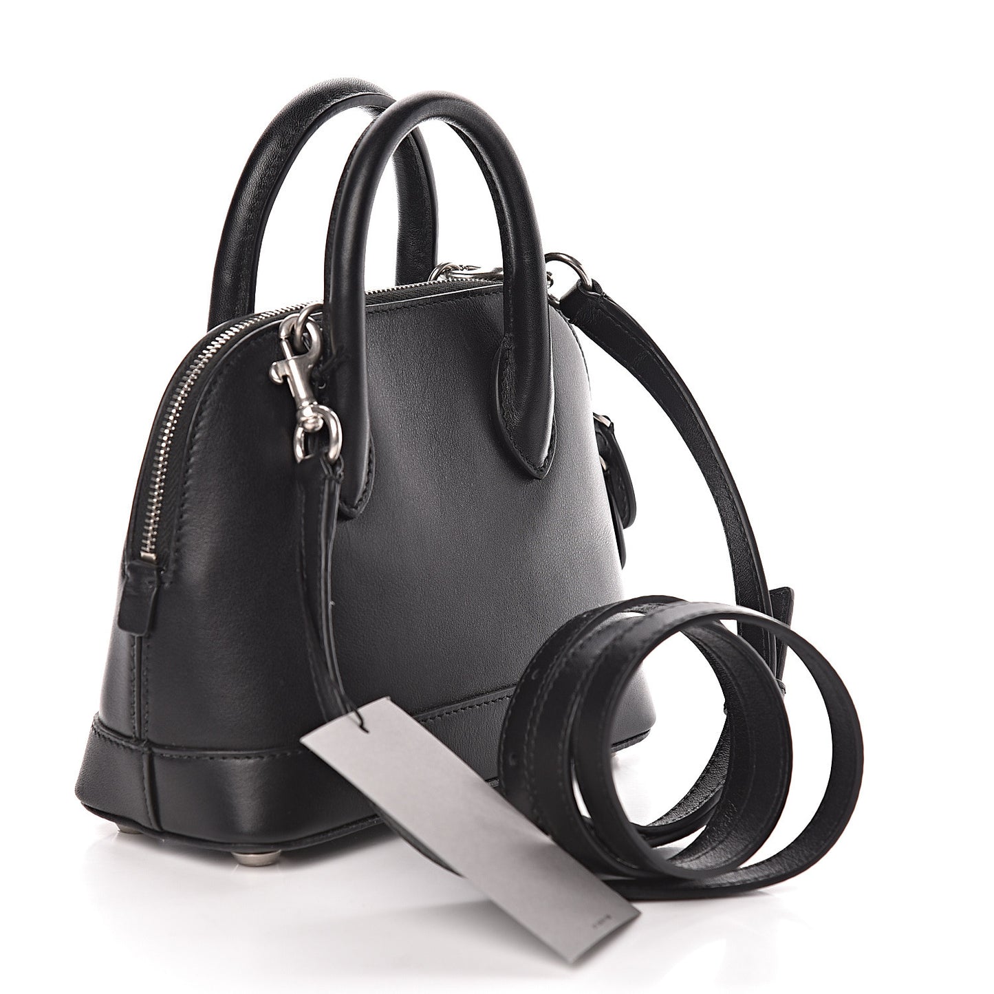 Calfskin I Love Techno XXS Ville Top Handle Bag Black Multicolor