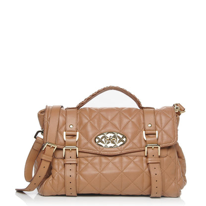 Mulberry Nappa Quilted Medium Alexa Deer Brown 1 of 11