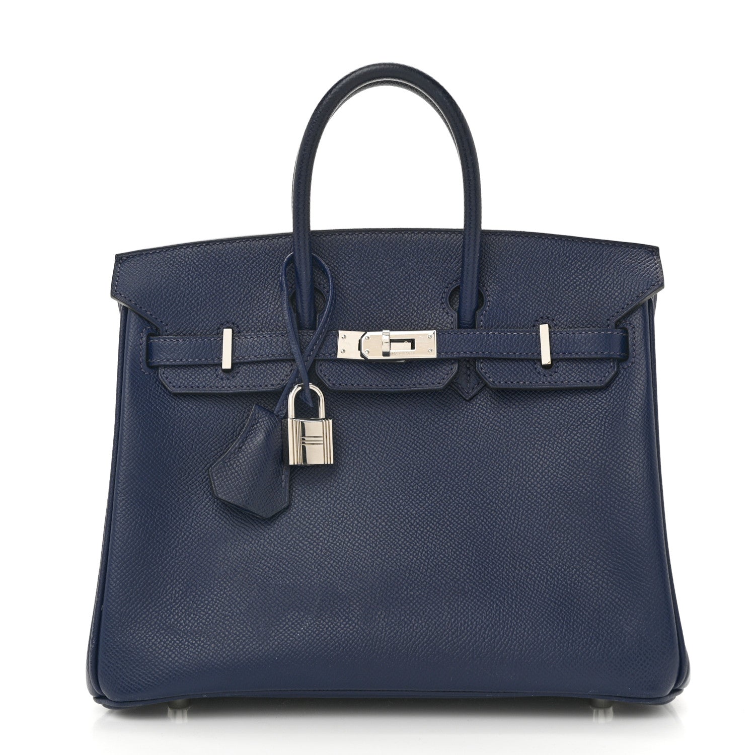 Hermes Epsom Verso Birkin 25 Bleu De Malte Bleu Sapphire 1 of 16