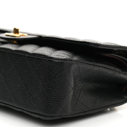 Chanel Caviar Quilted Medium Double Flap Black 9 of 9