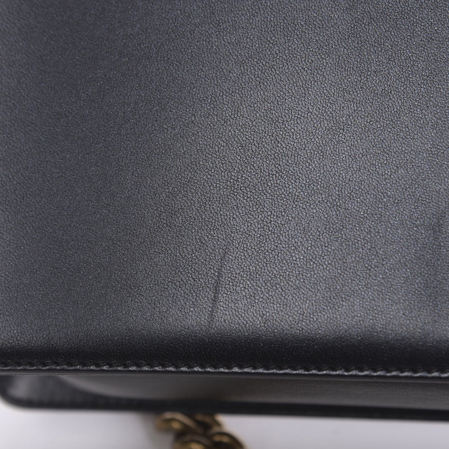 Metallic Lambskin Quilted Large Boy Flap Black