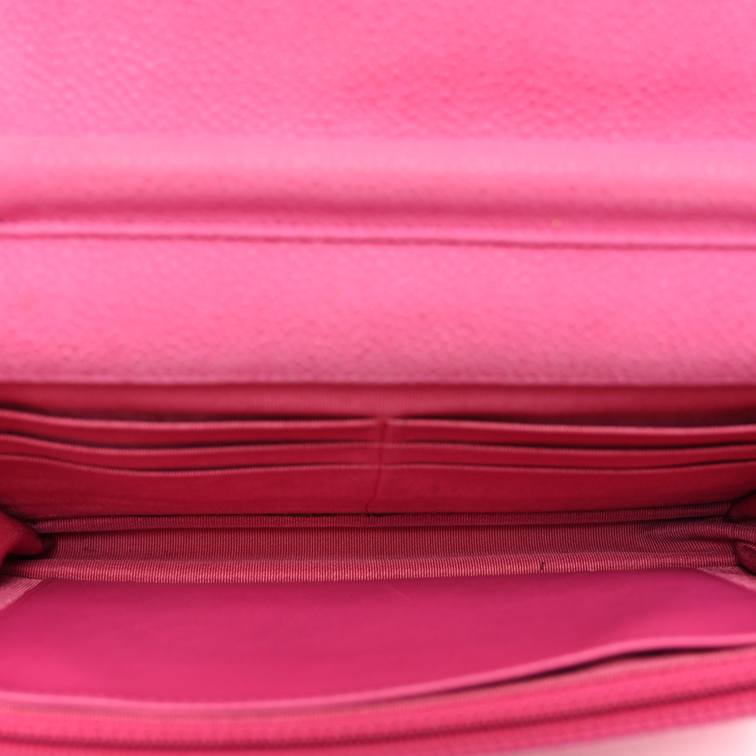 Chanel Iridescent Caviar Quilted Wallet on Chain WOC Pink 5 of 14