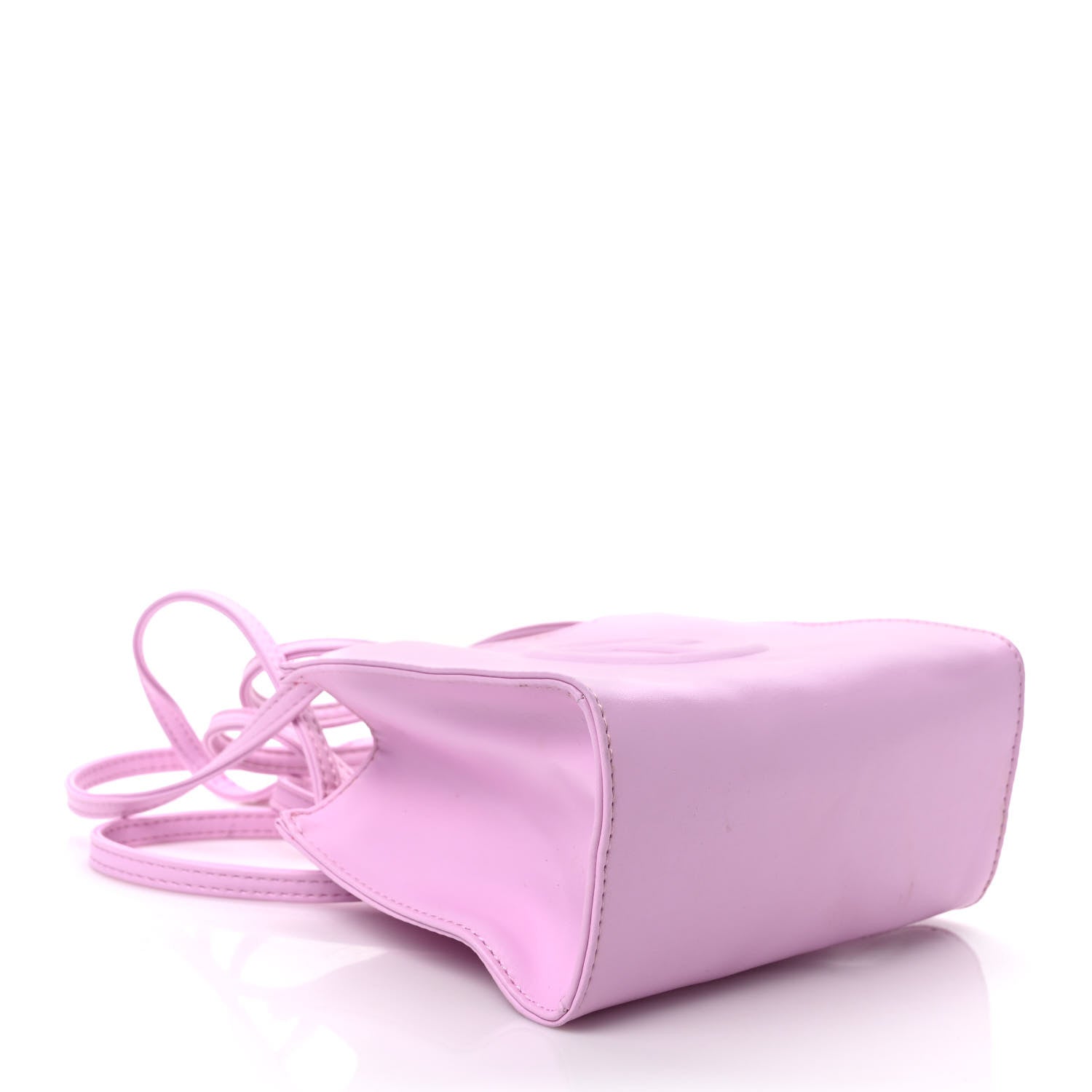 Telfar Vegan Leather Small Shopping Bag Bubblegum 4 of 8