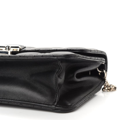 Christian Dior Lambskin Cannage Miss Dior Promenade Pouch Black 9 of 9