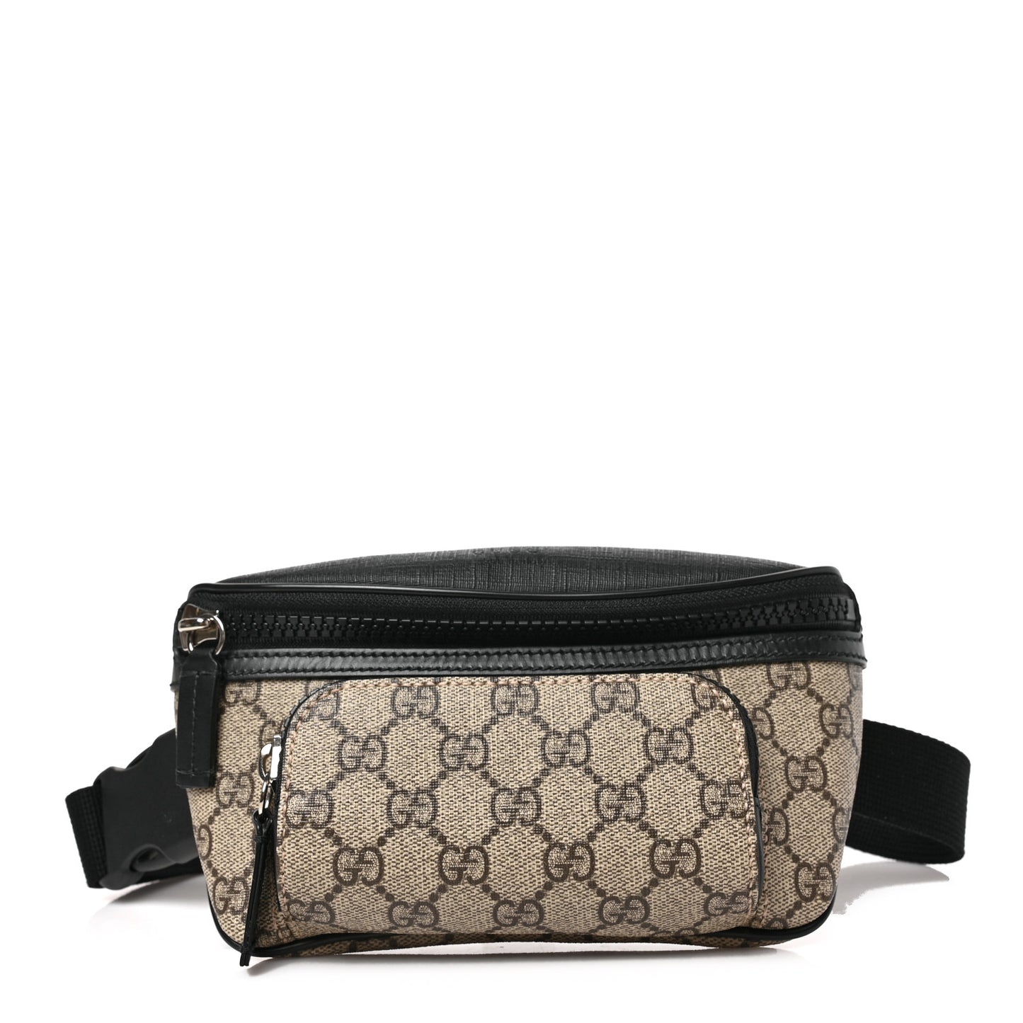 GG Supreme Monogram Belt Bag Black