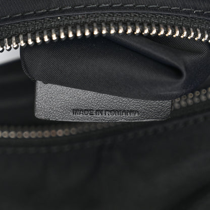 Burberry Calfskin Logo Embossed Backpack Charcoal Grey 8 of 12