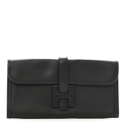 Hermes Epsom Jige Elan 29 Clutch Black 1 of 10