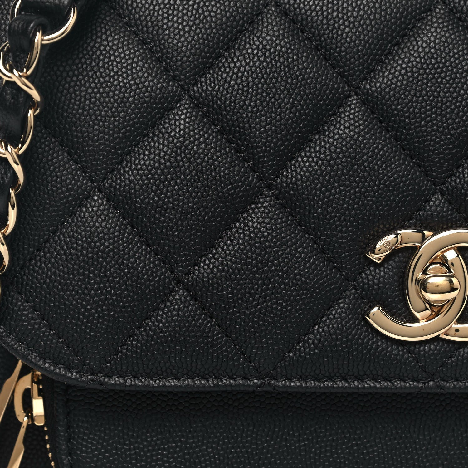 Chanel Caviar Quilted Medium Business Affinity Flap Black 7 of 13