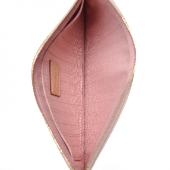 Damier Azur Neverfull MM GM Pochette Rose Ballerine