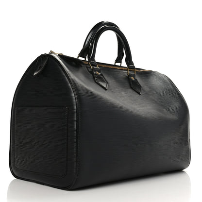 Louis Vuitton Epi Speedy 35 Black 3 of 11