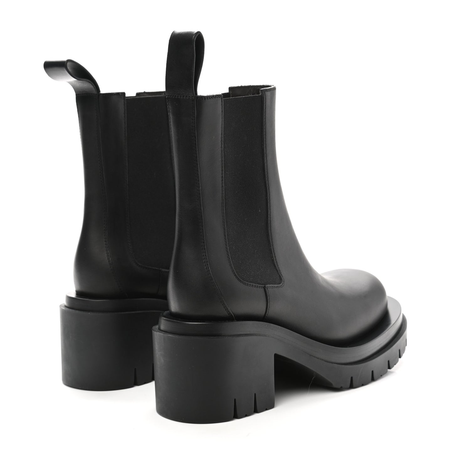 Calfskin The Lug Chelsea 30/70mm Ankle Boots 35.5 Black