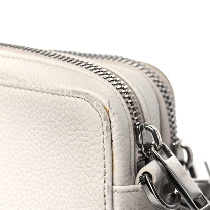 Christian Dior HOMME Grained Calfskin Playful Messenger Bag White 14 of 15