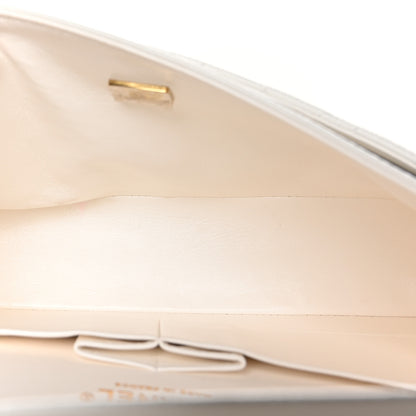Chanel Caviar Quilted Medium Double Flap White 5 of 10